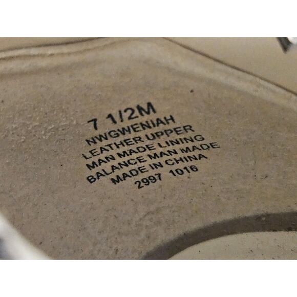 Nine West Sandals WMNS 7.5 Brown Janelo Heel Open Toe Block Strappy Boho Cut Out - Picture 6 of 7